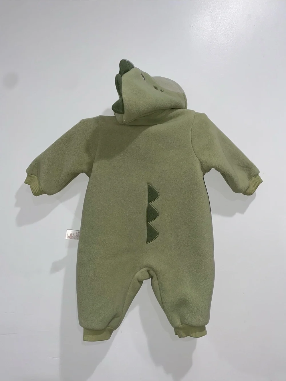 Baby Dinosaur Fleece Romper – 3–6M